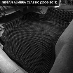 3D коврики EVA с бортами Nissan Almera Classic (2006-2013)