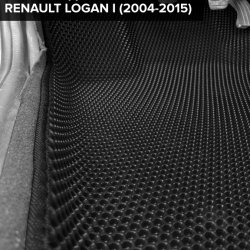 3D коврики EVA с бортами Renault Logan I (2004-2015)