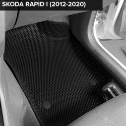 3D коврики EVA с бортами Skoda Rapid I (2012-2020)