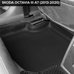 3D коврики EVA с бортами Skoda Octavia III A7 (2013-2020)