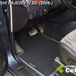 2D коврики EVA Mitsubishi Pajero IV 5D 5 мест (2006-н.в.)