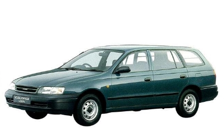 2D коврики EVA в салон и багажник на Toyota Caldina T19x, правый руль (1992-1997)
