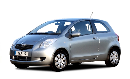 2D коврики EVA в салон и багажник на Toyota Yaris II 5D XP 90 (2005-2010)