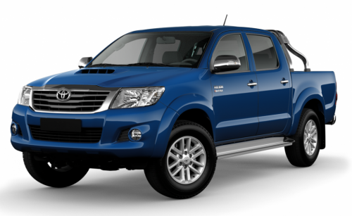 2D коврики EVA в салон на Toyota Hilux VII (2004-2015)