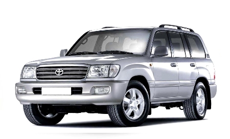 2D коврики EVA в салон и багажник на Toyota Land Cruiser 100/105, 7 мест (1998-2007)