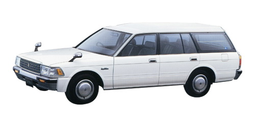 2D коврики EVA в салон  на Toyota Crown VIII S130 универсал, правый руль (1987-1999)