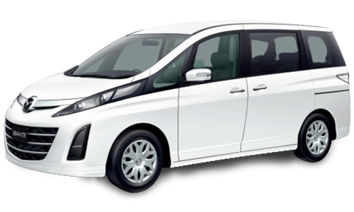 2D коврики EVA в салон и багажник на Mazda Biante, правый руль (2008-2018)