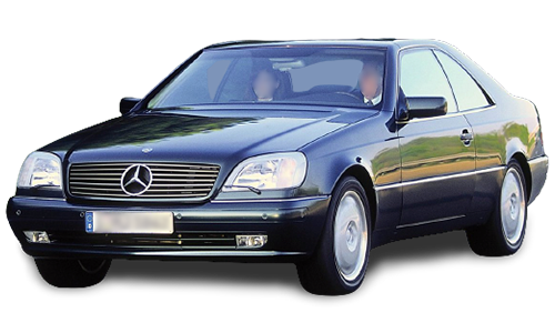 2D коврики EVA в салон и багажник на Mercedes-Benz S C140 (1992-1999)
