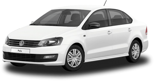 3D коврики EVA с бортами в салон на Volkswagen Polo V седан (2009-2020)