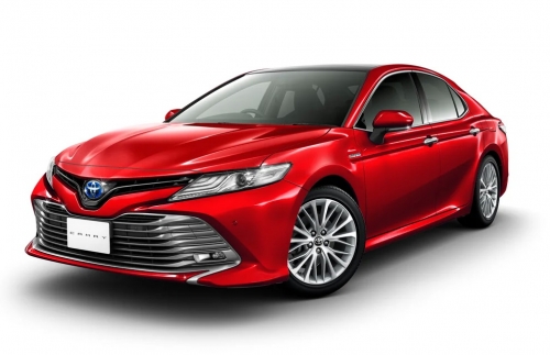 3D коврики EVA с бортами в салон на Toyota Camry VIII XV70 (2017-н.в.)