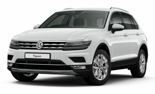 3D коврики EVA с бортами в салон на Volkswagen Tiguan II (2016-н.в.)