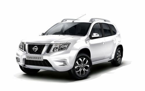 3D коврики EVA с бортами в салон на Nissan Terrano III (2014-2016)