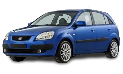 3D коврики EVA с бортами в салон  на Kia Rio II седан, хэтчбек (2005-2011)