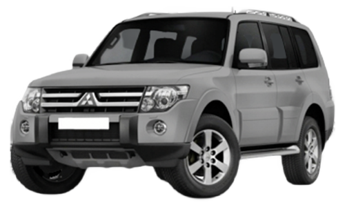 3D коврики EVA с бортами в салон на Mitsubishi Pajero IV 5D (2006-н.в.)