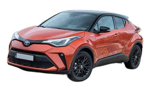 2D коврики EVA в салон и багажник на Toyota C-HR I рестайлинг, левый руль (2019-2023)