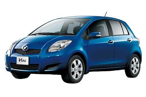 2D коврики EVA в салон и багажник на Toyota Vitz II XP90, правый руль, 5-ти дверная (2005-2011)