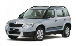 2D коврики EVA в салон и багажник  на Skoda Yeti (2009-2018)