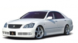 2D коврики EVA в салон  на Toyota Crown XII S180, правый руль (2003-2008)