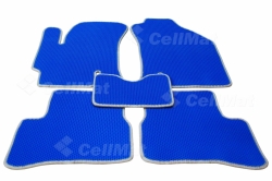 2D коврики EVA в салон на Kia Rio II хэтчбек (2005-2011)