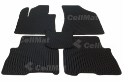 2D коврики EVA в салон на Kia Sorento II рестайлинг 5 мест (2012-2021)