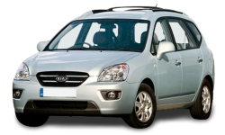 2D коврики EVA в салон на Kia Carens III UN, 5 мест (2006-2013)