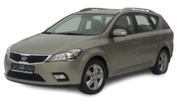 2D коврики EVA в салон на Kia Ceed I рестайлинг (ED FL) универсал (2010-2012)