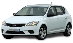 2D коврики EVA в салон и багажник на Kia Ceed I рестайлинг (ED FL) хэтчбек (2010-2012)