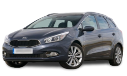 2D коврики EVA в салон и багажник на Kia Ceed II (JD) универсал (2012-2018)