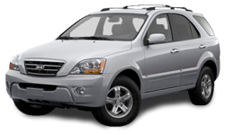 2D коврики EVA в салон и багажник на Kia Sorento I рестайлинг (2006-2011)