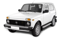Коврики автомобильные в салон и багажник на Lada 21214 Нива 3D (2002-2020)