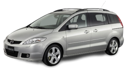 2D коврики EVA в салон  на Mazda 5 I CR правый руль (2005-2010)