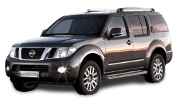 3D коврики EVA с бортами в салон  на Nissan Pathfinder III R51 7 мест (2004-2014)