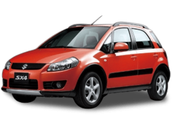 3D коврики EVA с бортами в салон  на Suzuki SX4 I седан, хетчбек (2006-2014)