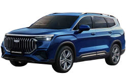 3D коврики EVA с бортами в салон на Geely Okavango 7 мест (2020-н.в)